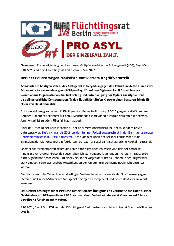 Gemeinsame Pressemitteilung